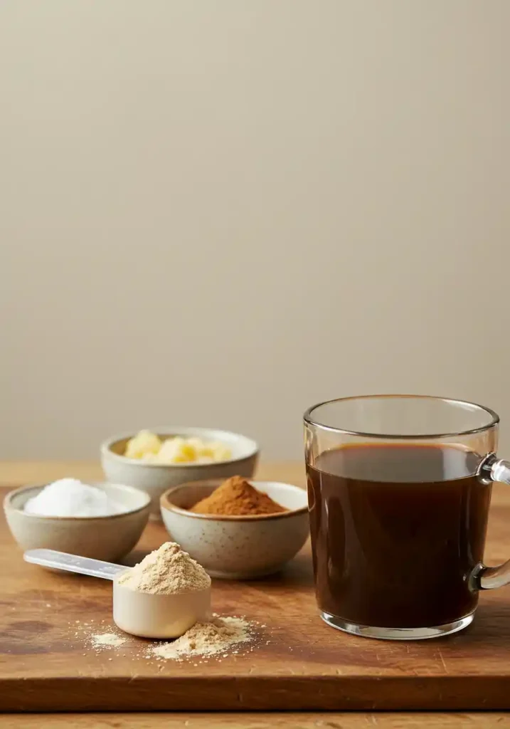 coffee loophole recipe ingredients on counter